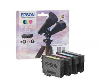 Epson 502 (C13T02V64010) Multipack original, BK/C/M/Y original