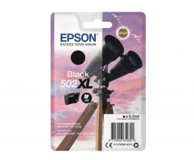 Epson 502XL (C13T02W14010) Tintenpatrone original, Black original