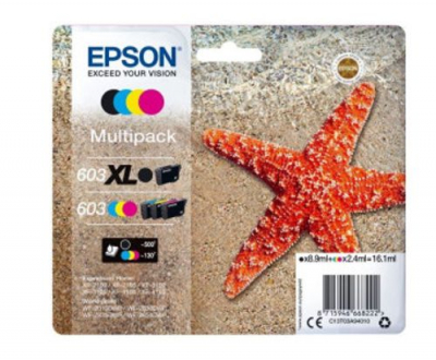 Epson 603XL (C13T03A94010) Multipack original, BK/C/M/Y original