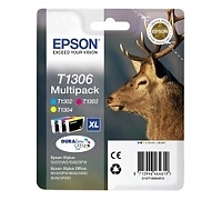 Epson T1306 XL (C13T13064012) Tintenpatrone original, 3-farbig