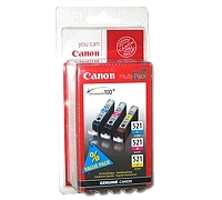 Canon CLI-521Z (2934B007) Tintenpatrone original, 3 Stück, 3-farbig