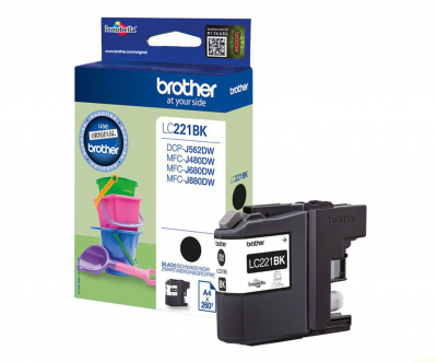 Brother LC221BK (LC221BK) schwarz original