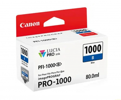 Canon PFI-1000B Ink cartridge original, Blue