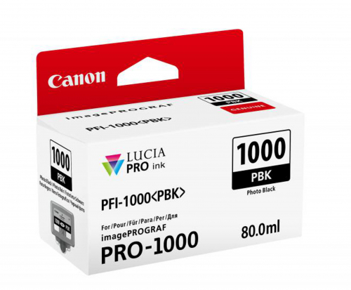 Canon PFI-1000PBK Ink cartridge original, Photo Black