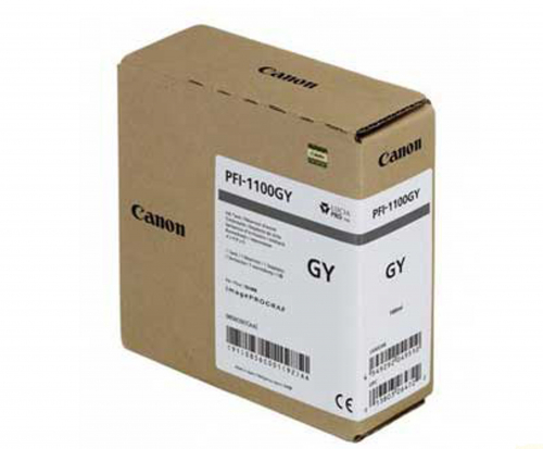 Canon PFI-1100GY Ink cartridge original, Grey