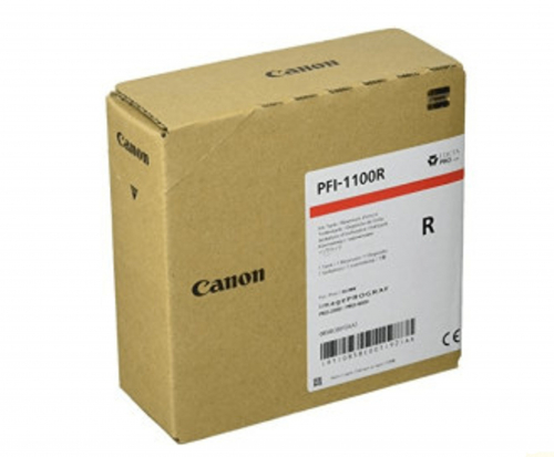 Canon PFI-1100R Ink cartridge original, Red