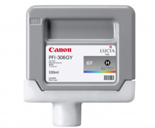 Canon PFI-306GY Ink cartridge original, Grey