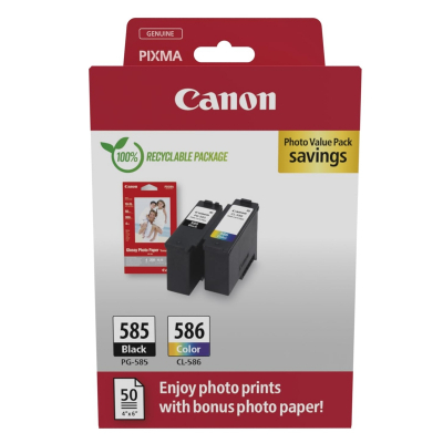 Canon PG-585+CL-586 (PG-585+CL586) Schwarz+3-Color original