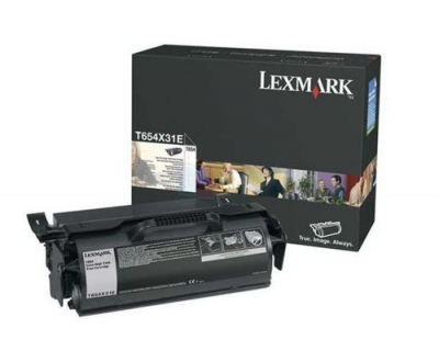 Lexmark T654X31E (T654X31E) schwarz original