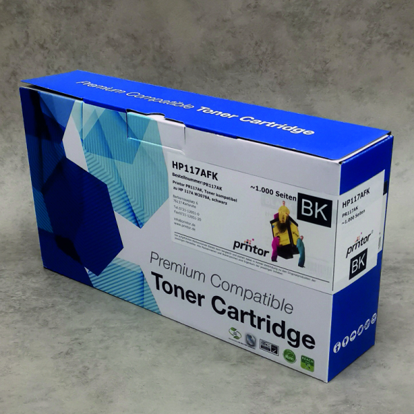 Toner kompatibel zu HP 117X W2070X