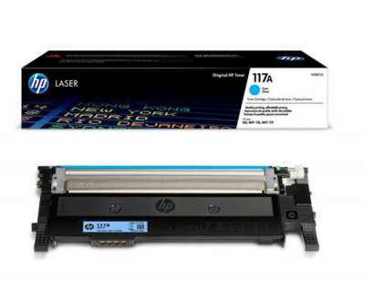 HP 117A (W2071A) Toner original, cyan original