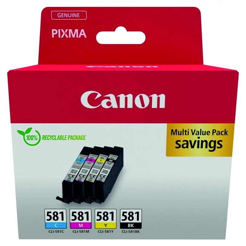 Canon CLI-581 Multipack 2103C007 BK/C/M/Y original