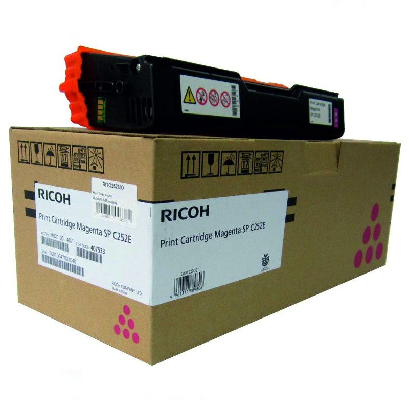 Ricoh C252EM (407533) Toner original, Magenta