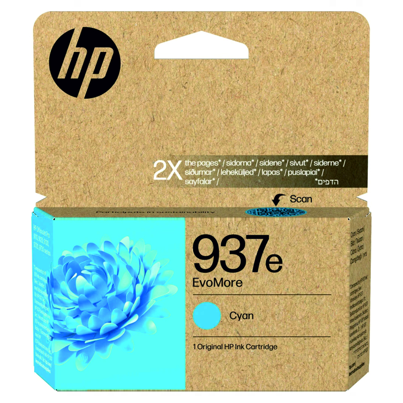 HP 937e 4S6W6NE Cyan original