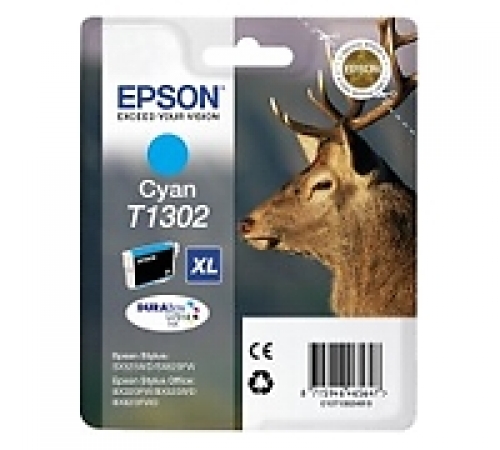 Epson T1302 XL (C13T13024012) Ink cartridge original, Cyan