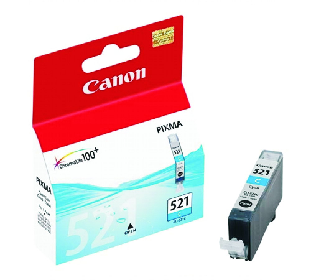 Canon CLI-521C (2934B001) Tintenpatrone original, Cyan
