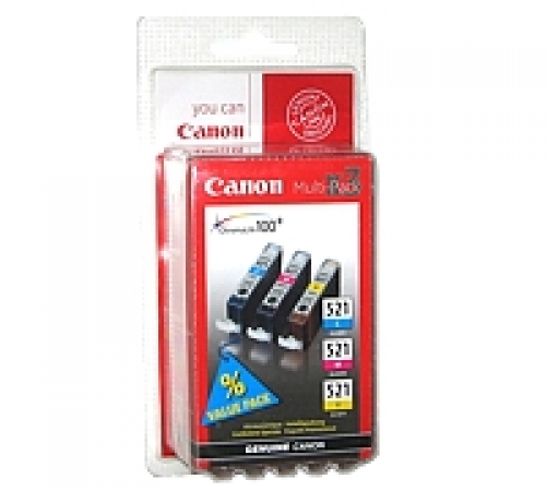 Canon CLI-521Z (2934B007) Ink cartridge original, 3 Stück, 3-colour