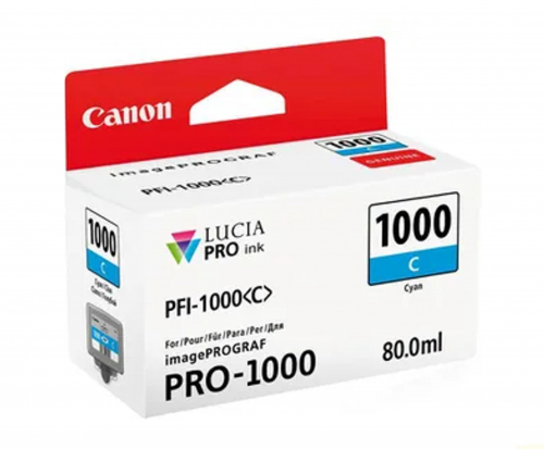Canon PFI-1000C Ink cartridge original, Cyan