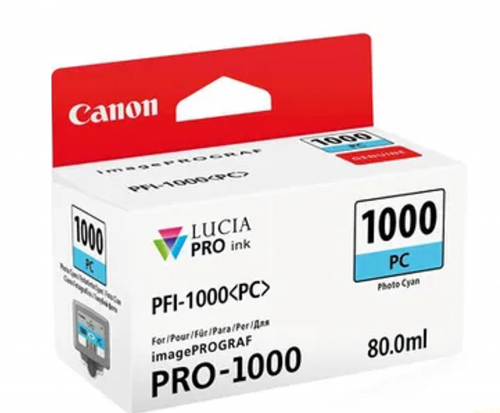 Canon PFI-1000PC Ink cartridge original, Cyan