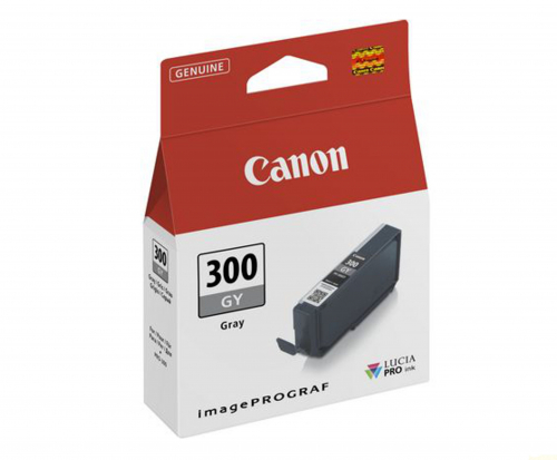 Canon PFI-300GY Ink cartridge original, Grey