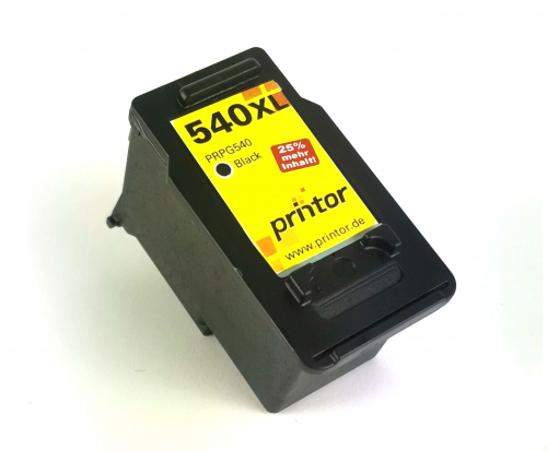 Tintenpatrone wiederaufbereitet zu Canon PG-540XL 5222B005, Schwarz