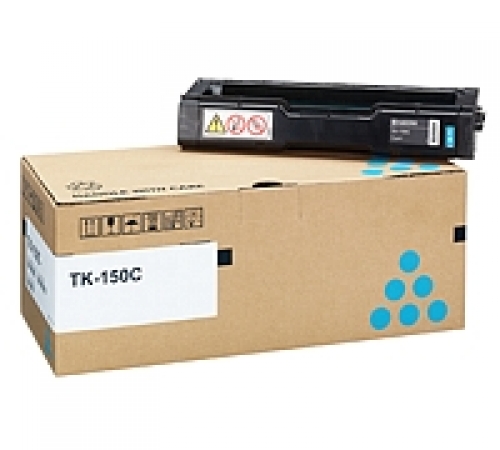 Kyocera TK-150C Toner original, Cyan